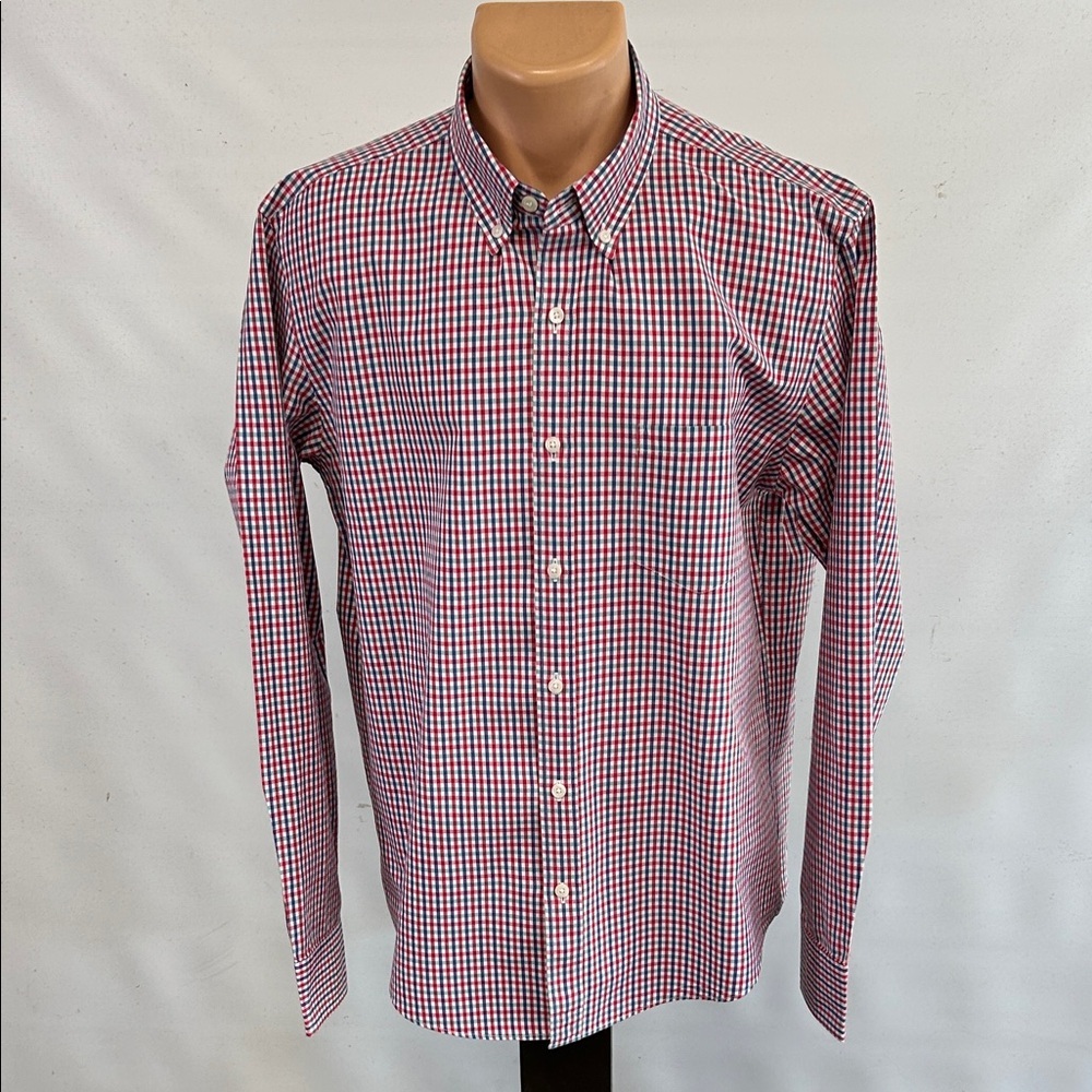 J. Crew long sleeve button down collar shirt.  XL
